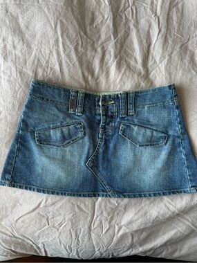 Lee Cooper Denim Mini Skirt - Blue